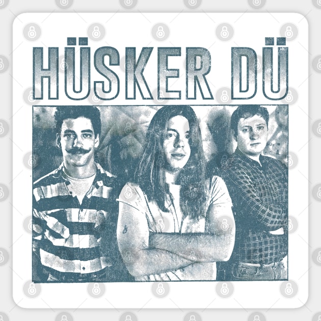 Hüsker Dü ∆∆ Original Fan Artwork Sticker by unknown_pleasures